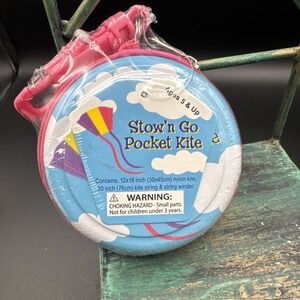 Vintage Toyi Stow And Go Pocket Kite Brand New Sealed Fun For Summer